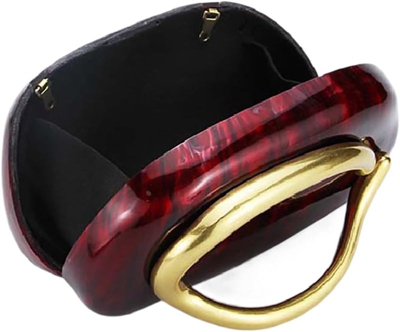 DEBIMY Women Acrylic Clutch Box Metal Handle Evening Bag Trendy Ladies Shoulder Crossbody Purse for Wedding Party Causal - Image 5